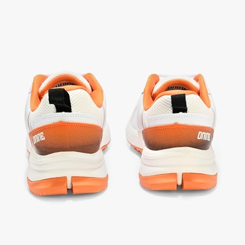 Image of DNINE Champion Mens Rubber Studs Cricket Shoes Orange /Blue /White & Orange /Black /White