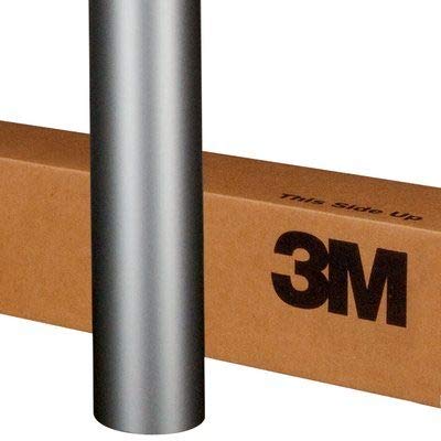 3M 1080 M21 Matte Silver 3in x 5in (Sample Size) Car Wrap Vinyl Film