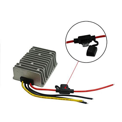 Proshopping Golf Cart Dc Converter Regulator, 36V 48V Step Down To 12V 30A 360W Voltage Reducer, Big-Size Dc/Dc Power Supply Module Buck Transformer - For Golf Cart, Club Car, Forklifts, Car #TOP3