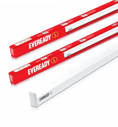 Image of EVEREADY 20W Ultraslim LED Batten /Tubelight, Home & Office, Pack of 2
