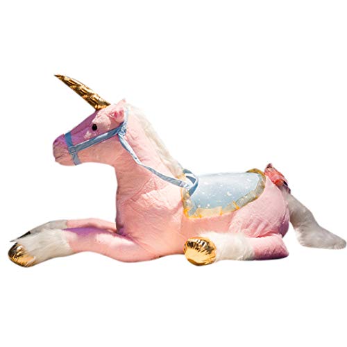 店舗 ぬいぐるみ　ユニコーン　特大　抱き枕　かわいい　柔らかい　ふわふわ　癒し系　抱きクッション　置物　お誕生日　クリスマス　子ども　彼女彼氏へ　プレゼント　イベント　インテリア　ピンク