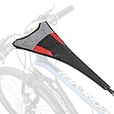 Schweißfänger für Fahrrad Rollentrainer, Rollentrainerzubehör Anti-Schweiß Saugfähig Atmungsaktiv Schnell Trocknend, für Rennrad und Mountainbike (Ohne Handytasche)