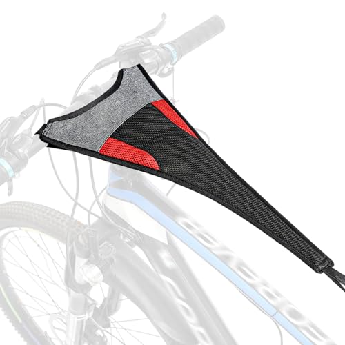 Acchiappasole per bicicletta, accessori per allenamento a rulli, anti-sudore, traspirante, ad asciugatura rapida, per bici da corsa e mountain bike (senza custodia per cellulare)