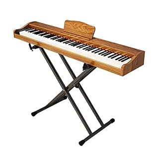 Piano numérique 88 touches clavier lesté support de piano piano électrique MIDI avec triple pédale et support de piano for adultes enfants et débutants (Color : Brown) - Les Beatles, Paul McCartney, John Lennon, RIngo Starr, George Harrison