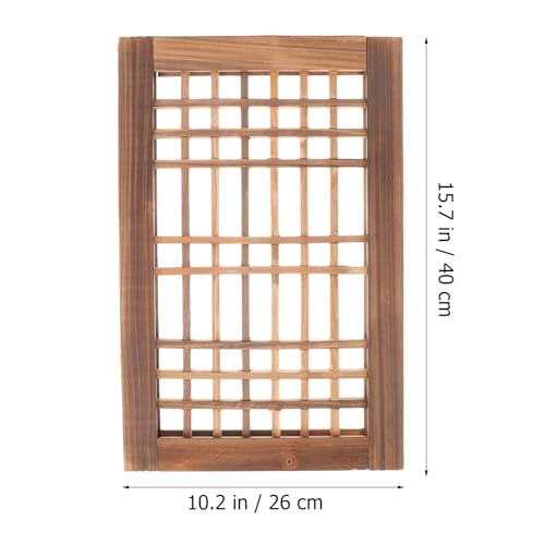 Cabilock 2PCS Rustic Wood Window Frame: Farmhouse Window Frame Wall Decor Wooden Fake Window Decoration for Living room Bedroom Kitchen Home Decorations Wall Frame Decoration Wall Decor - Thumbnail 2