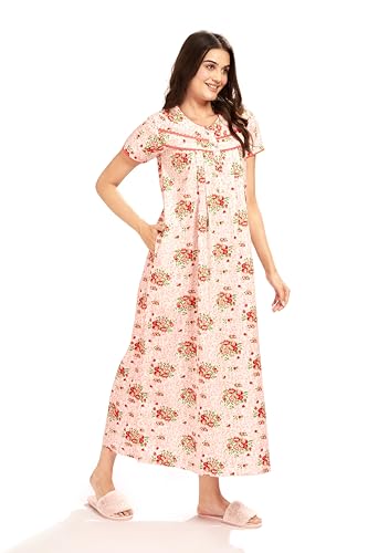 Image of AV2 Women Printed Feeding /Nursing /Maternity Nighty