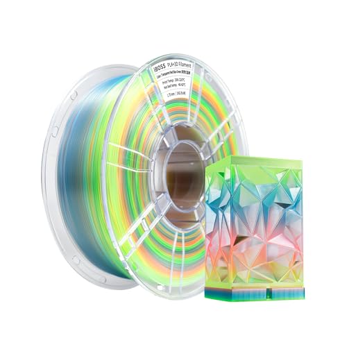 Filament iBOSS PLA Plus  Trójkolorowy Przezroczysty (TRIPLE TRANSPARENT)