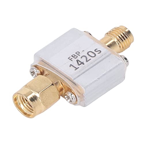 Saw-Bandpassfilter, 1420-MHz-Modul, ultradünne Leiterplatte, 80-MHz-Bandbreite, SMA-Schnittstelle, Abschirmgehäuse aus Aluminiumlegierung für elektronische Komponenten der