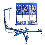 HayWHNKN Auto Body Frame Puller Straightener 7716lbs/3500kgs Loading Capacity Car Frame Puller Set 10Ton PSI Car Frame Machine with 4 Support Brackets