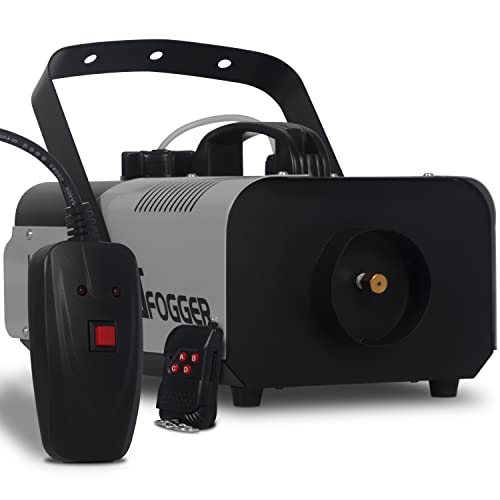 Máquina de fumaça 2000 Watts 220v Profissional para Festas Baladas Dj Com Controle Remoto Sem Fio e Xlr