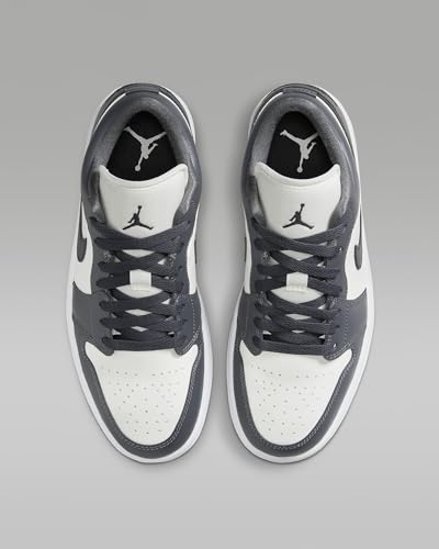 Nike Women's Jordan 1 Low Sail/Off Noir-Dark Grey-White (DC0774-102) (Sail/Off Noir-Dark Grey-White, US Footwear Size System, Adult, Women, Numeric, Medium, 9)