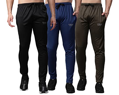 Vimal Jonney Men’s Slim Fit Multicolored Track Pants L