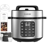 CARORI 8 Qt Electric Pressure Cooker, 9-in-1 Multi-Cooker with 12 One-Touch Presets, 1200W...
