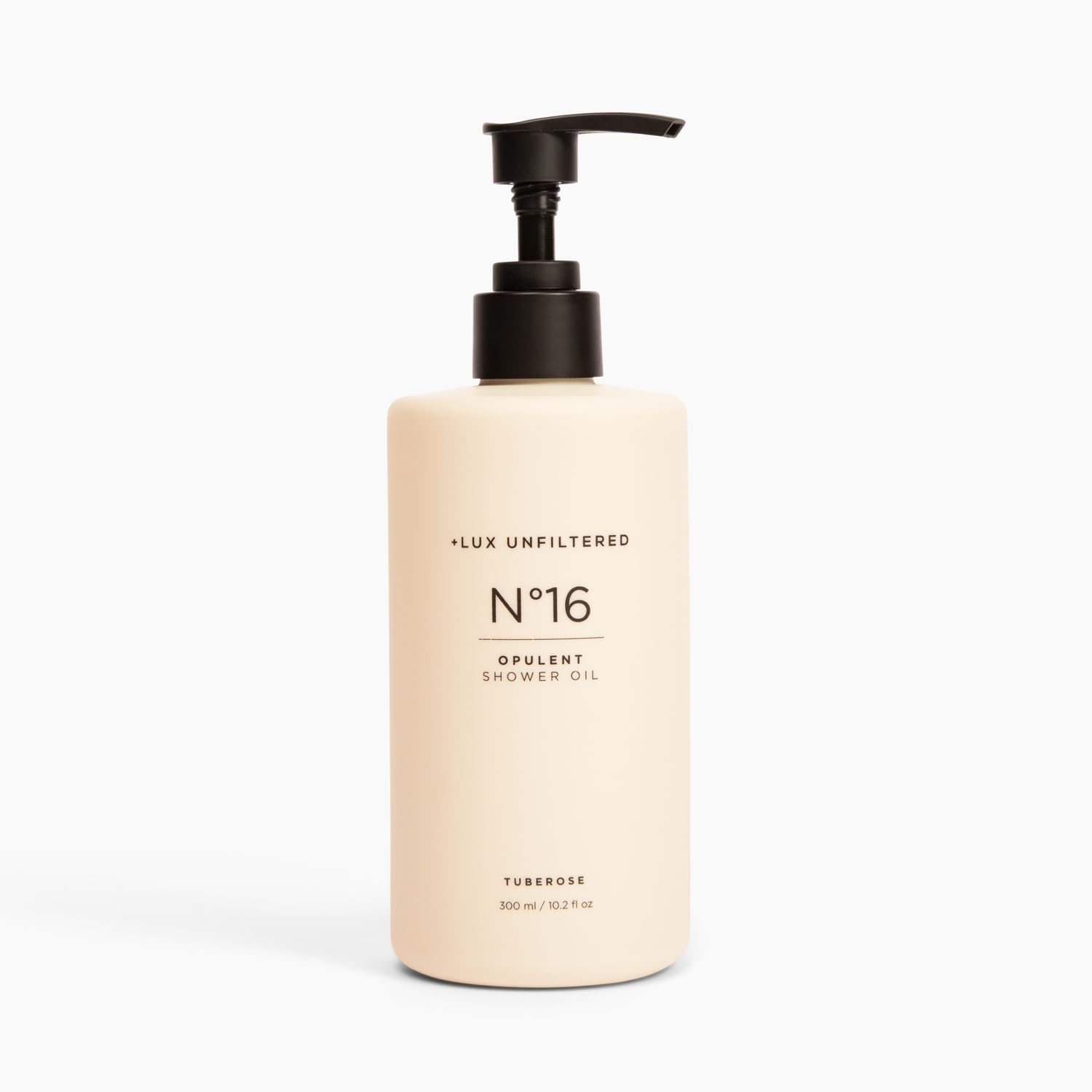 + Lux Unfiltered N°16 Opulent Shower Oil - Body Wash in Tuberose - Full Body Cleansing Oil with Jojoba, Avacado, and Grapeseed - Vegan & Cruelty Free