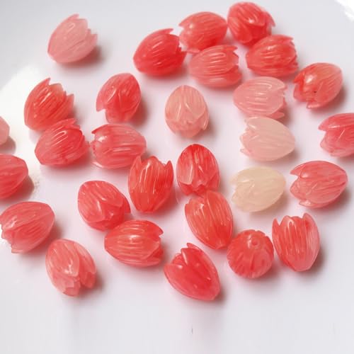 Perles de jasmin de corail rose fabrication de bijoux raffinés