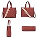 CLUCI Corduroy Tote Bag For Women Casual Zipper Tote Fashion Shoulder Handbag Hobo Bag