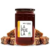 LAPUELA Distributeur miel de chêne. Pot de miel d'origine naturelle des Asturies - Arôme claireme...