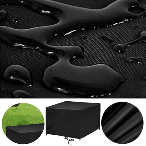 Housse imperméable de jardin 110x70 cm noire anti-UV
