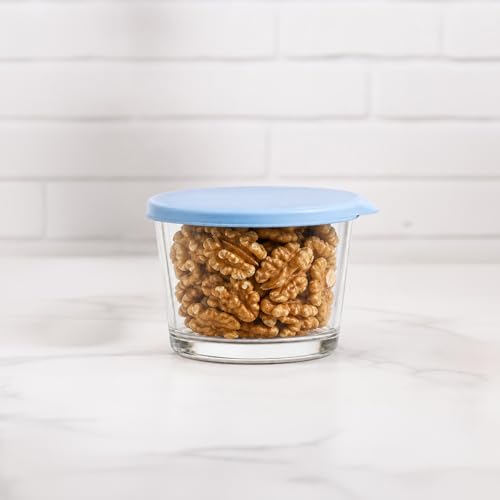 Image of HomeEssentials Premium Borosilicate Glass Jar with Airtight Lid - Small Kitchen Storage Container for Spices, Seeds, and Herbs - Heat-Resistant | Microwave Safe (Pack of 1)