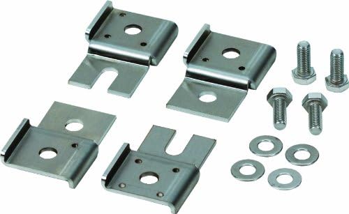 Rittal 8018790 Steel Slotted Wallmount Bracket, Zinc Plated Finish, Flush-Mount