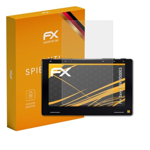 atFoliX Screen Protector compatible with Sony XAV-9500ES Screen Protection Film, anti-reflective and shock-absorbing FX Protector Film (3X)