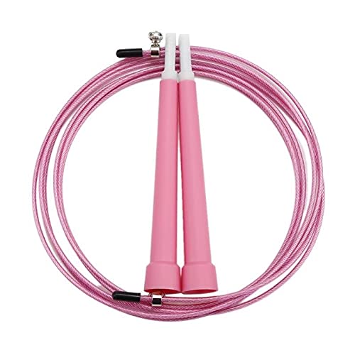 XIANGFATS Skakanka Regulowany Ćwiczenie kieszonkowe fitness dorosły przenośny sprzęt fitness skakać liny kieszeń skakanka boks skoki crossfit, sportydia (Color : Pink)