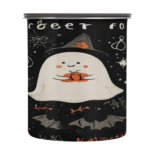 Contenedor para café de acero inoxidable 900 ml diseño Halloween