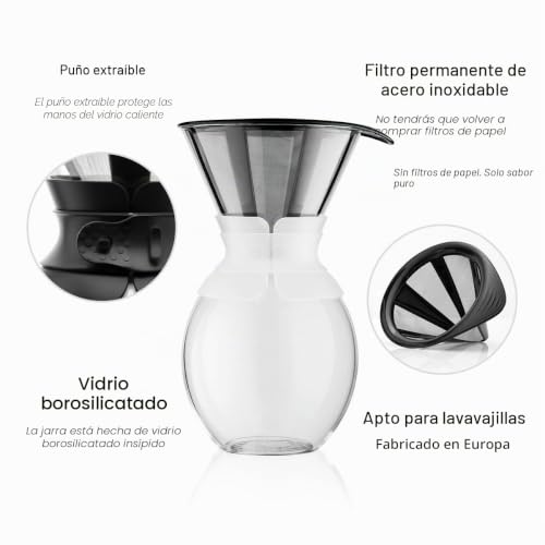 Cafetera manual Bodum 1.5 L: ideal para tus desayunos y sobremesas 5