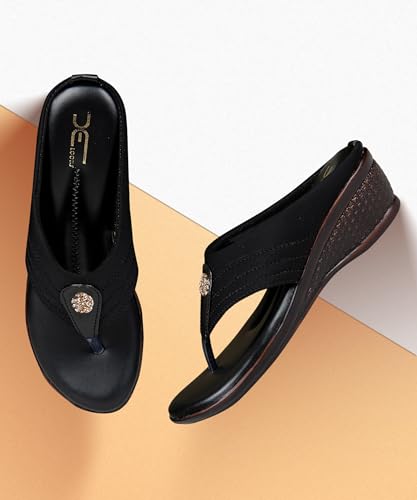 Image of XE Looks Women's Synthetic Leather Comfortable Slip Heels