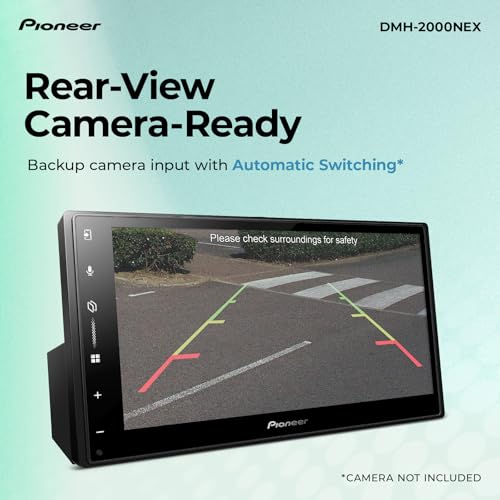 Image of Pioneer DMH-2000NEX 6.8 inch Double Din Multimedia Digital Media Receiver, Wired Apple CarPlay and Android Auto, Bluetooth, Backup Camera Compatible, Touchscreen, One Touch Navigation