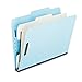 Pendaflex 920025RCP1 Four- and Six-Section Classification Folders, Letter, 2/5 Tab, Blue, 10/Box
