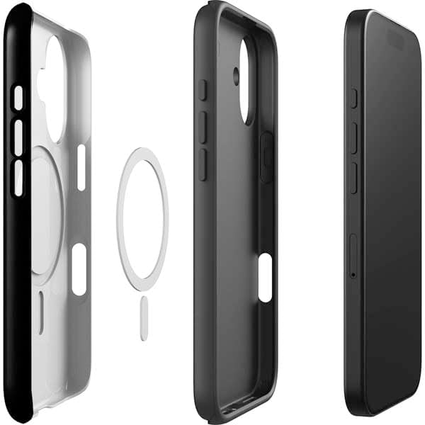 Skinit Impact Phone Case Compatible with iPhone 17 Magsafe - Officially Licensed NFL Washington Commanders Black Background Design