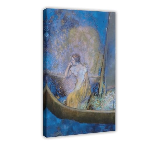 Toile Die Barke Odilon Redon pour habiller un mur vide 30x45 cm