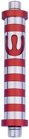 Agayof Stripes Metallic Mezuzah in Small Size 2 x 10cm - Teal