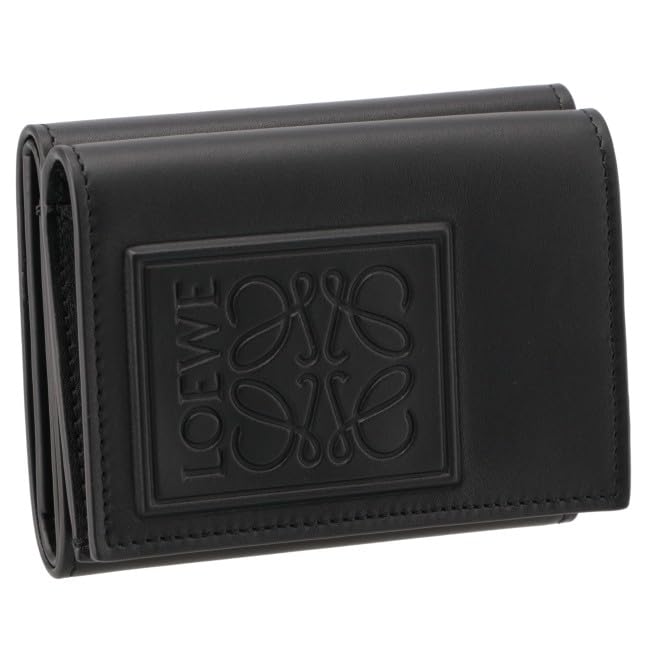 Amazon | [ロエベ] 財布 メンズ TRIFOLD WALLET 三つ折り財布 BLACK