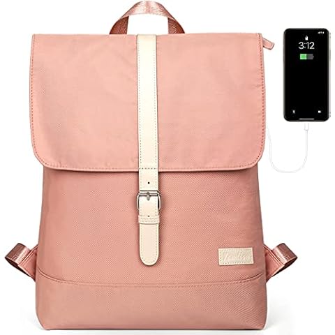 YAMTION Women Backpack School Backpack for Teen Girls, Laptop Bookbag Fit 15.6 Inch, College Backpack High School Bookbag Daypack for University Business Cover