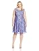 Julian Taylor Women's Plus-Size Rose-Lace Fit-and-Flare Dress