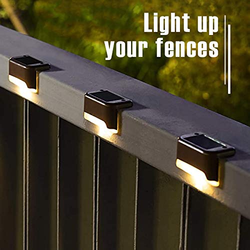 Gigalumi 8363 Led Solar Deck Lights, 16 Pack Waterproof For Outdoor Stairs, Step thumb #3