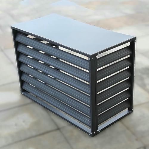 Funda para aire acondicionado exterior y rejilla de protección de aluminio 5