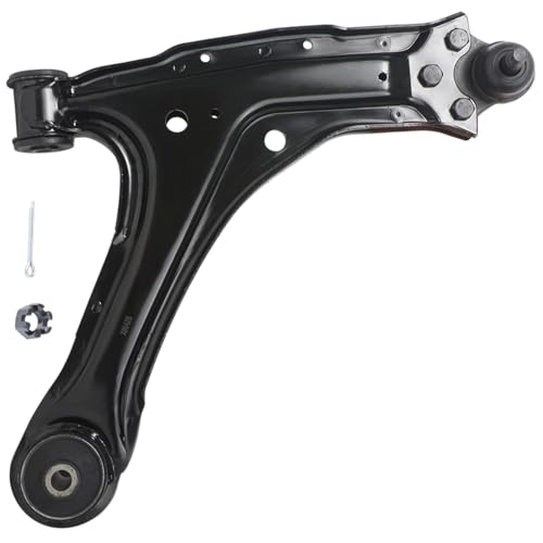 Image of Detroit Axle - Front Lower Control Arms Kit for 1997-2003 Chevrolet Malibu, 1999-2005 Pontiac Grand Am, 2 Lower Control Arms w /Ball Joints, 4 Inner & Outer Tie Rods, 2 Sway Bar Links Replacement