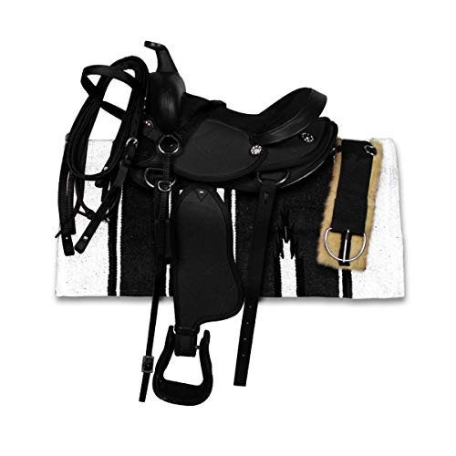 Selle poney synthétique 12