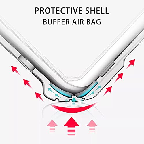 Image of Designerz Hub Case Transparent Crystal Clear Hard PC Back Case with TPU Bumper, Military-Grade Drop Protection, Shockproof Anti-Scratch case Cover for Redmi 10 Prime - Black