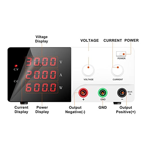 Alimentation Variable 30V 20A DC haute précision à découpage régulé