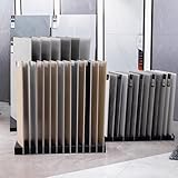 Großes Fliesen-Präsentationsregal mit 13 Kartenfächern, freistehendes Regal zur Organisation von Marmorproben, Messestand für den Einzelhandel, Farbe Schwarz (100 x 30 x 10 cm) für bessere S