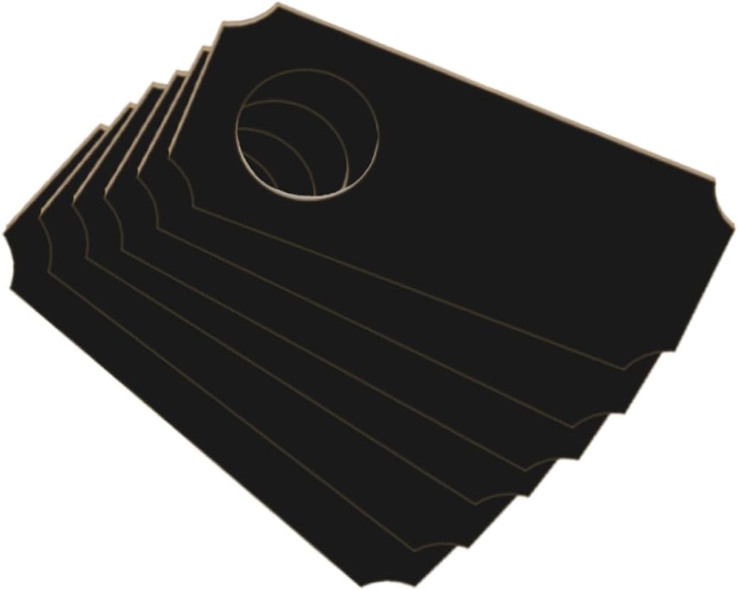 12Pcs Double Sided Chalkboard Door Hangers Creative Wooden Ornaments for Home and for Crafting Unique Messages and Signs