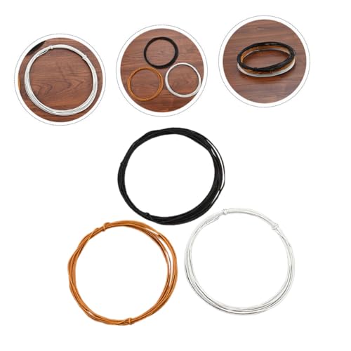Câbles blindés de guitare HANABASS : 3 pièces de fils flexibles pour micros et basses - 7
