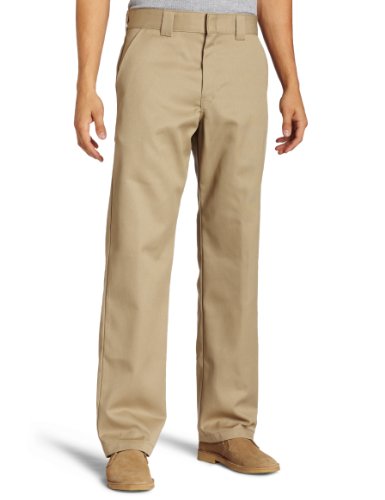 Dickies Mens Relaxed Straight Fit Pant, Khaki, 38X30