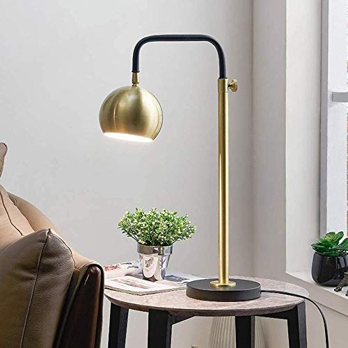 Lampe de table réglable E27 rétro avec télécommande et bras télescopique orientable à 360°