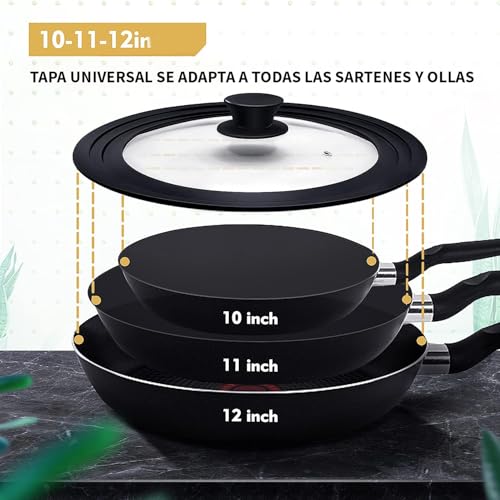 Opiniones de Tapas de sartenes para saltear para comprar online. 18 Imagen adicional