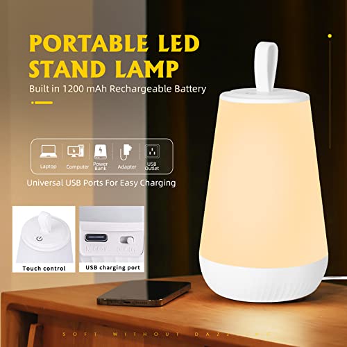 Wind Star Baby Night Light For Kids, Nursery Night Lamp For Breastfeeding Rechargeable Bedside Touch Lamp/Warm White Mode&13 Color Changing Multicolor Lights For Bedroom Bedside,Living Room,Party #TOP2